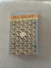 M.C. Escher Book of 30 Postcards Magna Books Tessellation Geometry Art
