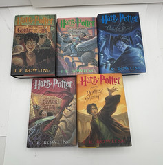 Harry Potter Hardback Book Lot Books 2, 3, 4, 5, 7
