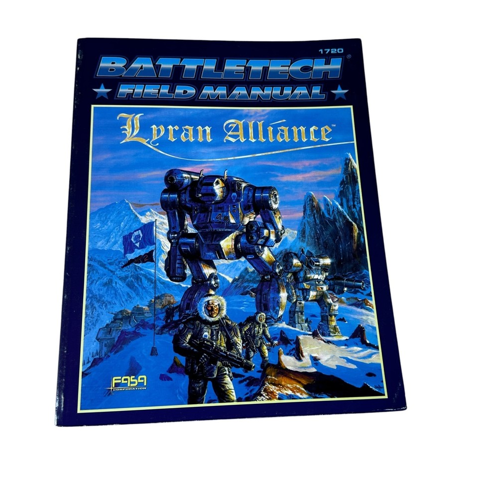 Battletech Field Manual 1720 Lyran Alliance FASA Corporation 2000