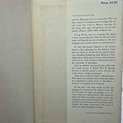 Talk with Your Hands David O. Watson 1964 HC Vintage Sign Language Guide