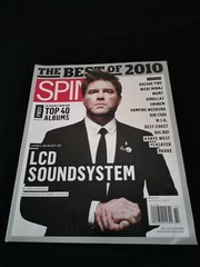 Spin Magazine January/February 2011 Best of 2010 1 of 3 covers James Murphy LCD