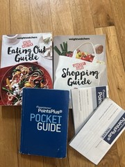 Weight Watchers PointsPlus Guides Set Eating Out Shopping Tracker Menu Master