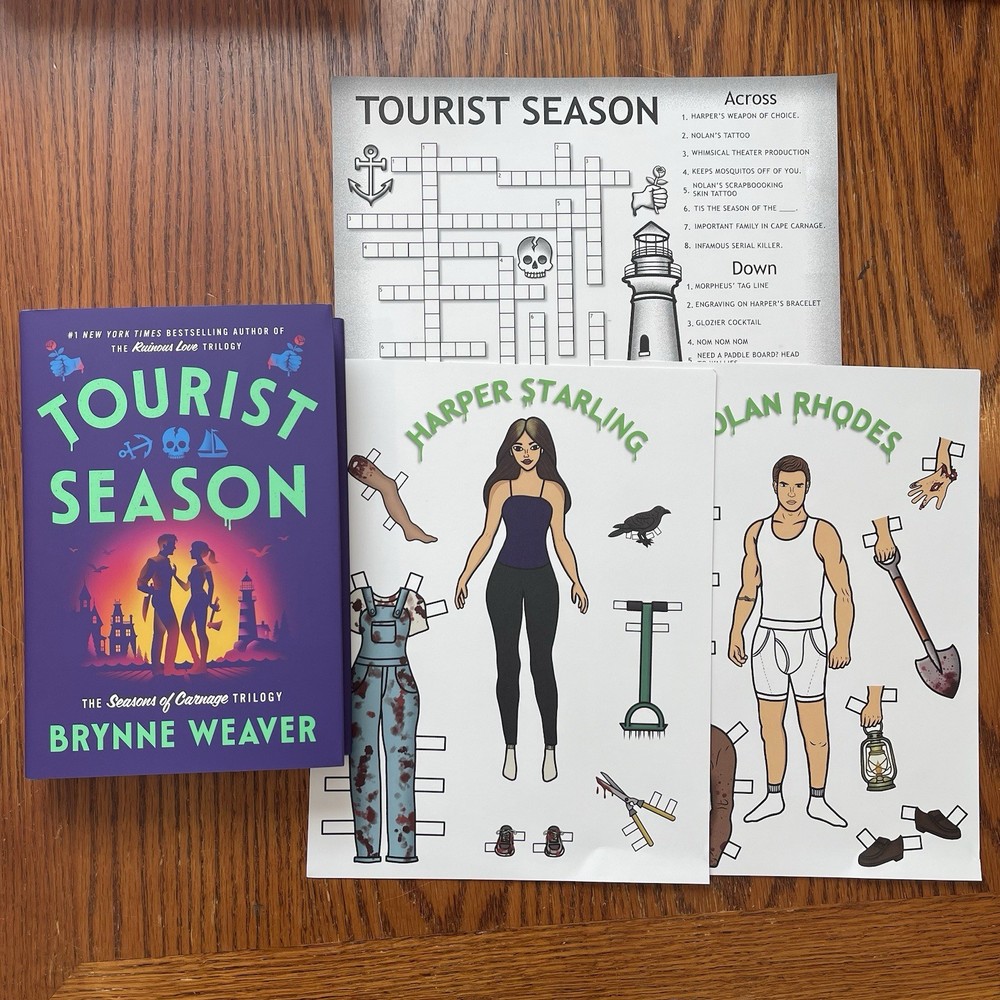 Tourist Season Brynne Weaver Unsigned Hardcover w/ Preorder Swag