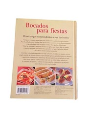 Bocados para Fiestas Hardcover Cookbook 265 Pages with Photos NEW