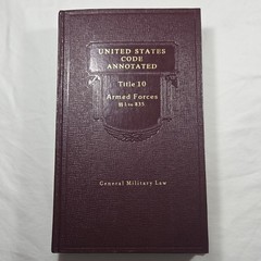 United States Code Annotated Title 10 Armed Forces West Publishing Co. Hardcover