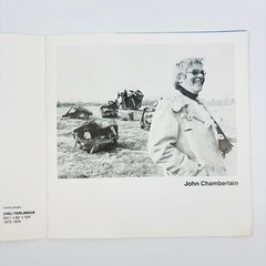 John Chamberlain Sculpture Art Catalogue 1970s Artist Book Trade Paperback