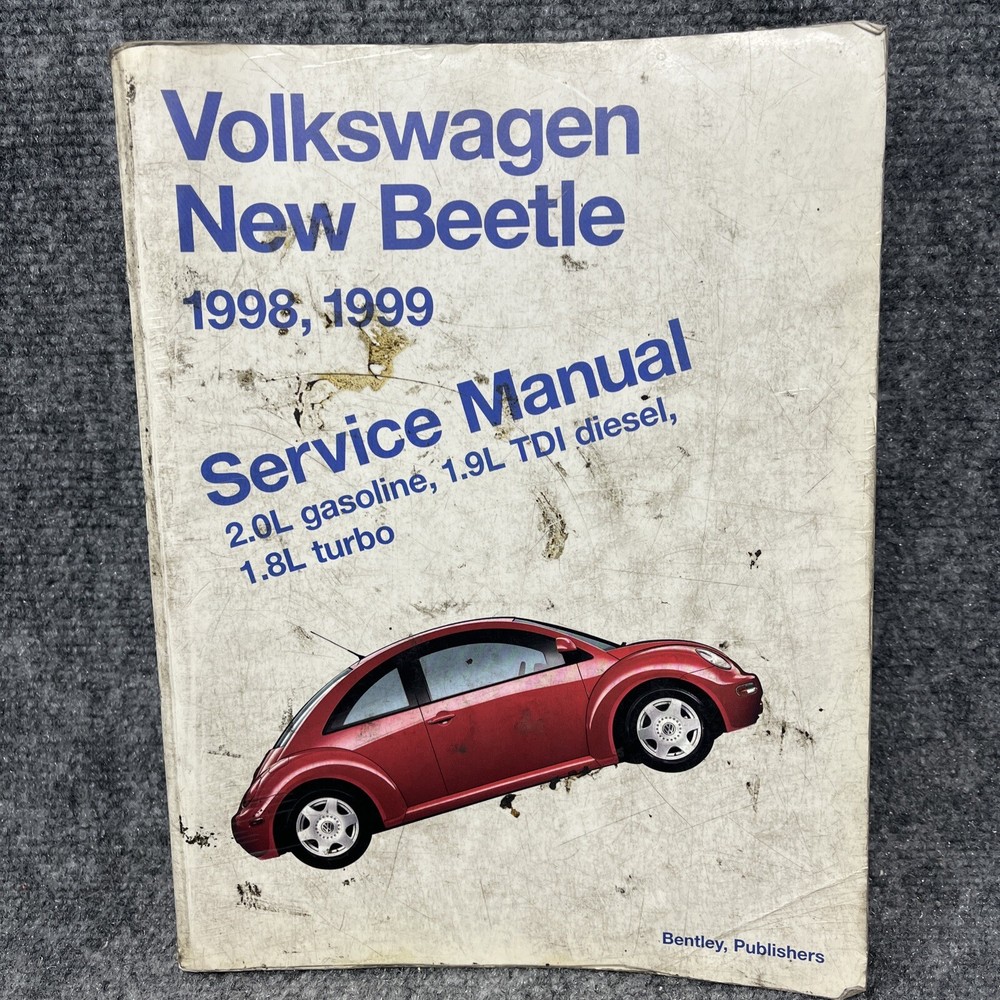 Volkswagen VW New Beetle Service Repair Manual 1998-1999 1.8L Turbo 1.9L TDI