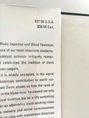 Blues Legacies and Black Feminism | Angela Y. Davis | Pantheon 1998 | 1st Ed.