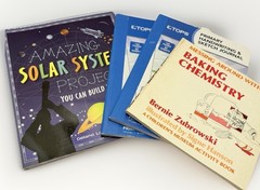Space Chemistry Solar Educational Childrens Books Homeschool Science Journal VTG