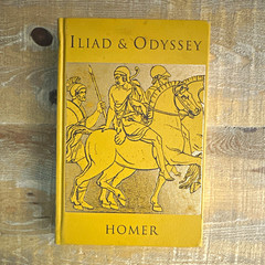 Printers Row Iliad and Odyssey by Homer 2011 Leather-Bound Classics HC Illus