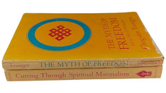 Chogyam Trungpa 2 Book Lot Myth of Freedom Spiritual Materialism PB 1970s