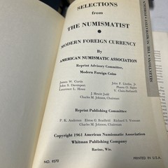 Selections From The Numismatist Lot Of 4 Hardcovers 1960 1961 Coins Paper Money