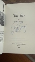 Pat Conroy Signed The Boo 1996 HC w/ Damaged DJ