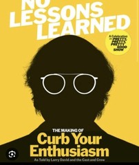SIGNED BOOK “No Lessons Learned” – Making of Curb your Enthusiasm by Larry David