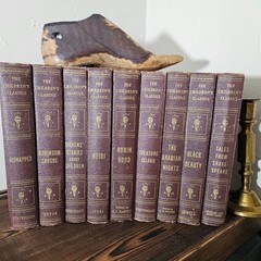 Antique John C. Winston Children’s Classics Book Set of 9* | 1920s Illustrated