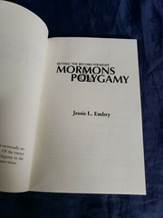 Mormons and Polygamy by Jessie L. Embry (2008, Trade Paperback)