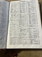 NASB New Open Bible Study Edition Burgundy Genuine Leather 1990 USA 1976BG