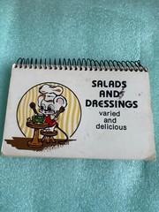 SALAD AND DRESSINGS RECIPE BOOK~POCKET BOOK 5.5×4”~147 RECIPES,147 PAGES