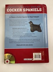 Barron’s Dog Bibles Cocker Spaniels Spiral Hardcover with DVD Full Color
