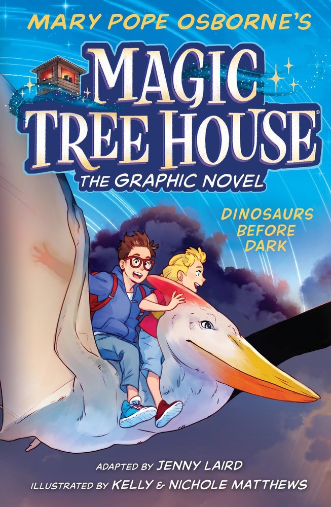 Dinosaurs Before Dark Graphic Novel (Magic Tree House Graphic Novels) – pape…
