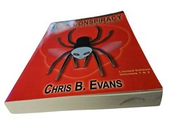 Alien Conspiracy Uraveling the UFO/Alien Mystery Chris B. Evans Book Signed USED