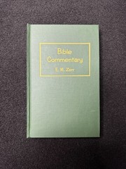 Bible Commentary Vol 4 E.M. Zerr 1955 Old Testament Prophets Hardcover
