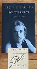 Bernie Taupin SIGNED Scattershot 1st Ed Hachette HC Book SIGNED! Elton John NEW!