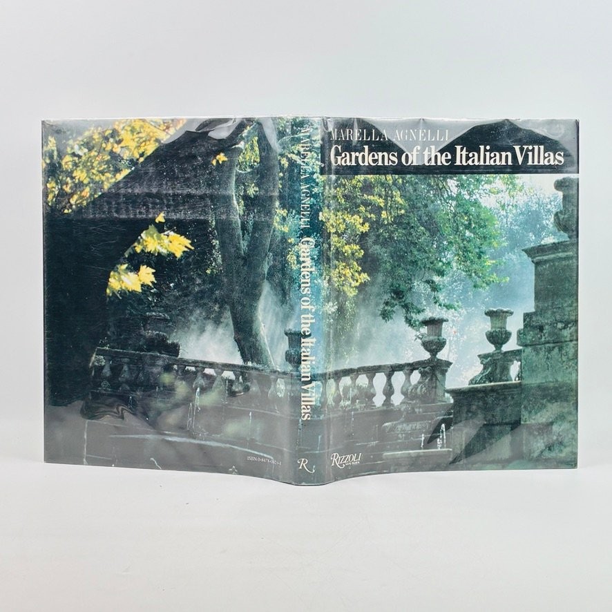 Gardens of the Italian Villas 1987 Marella Agnelli Hardcover