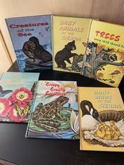 6 Joe Maniscalco Kid’s Books 1960’s Hardcover Beautiful Condition