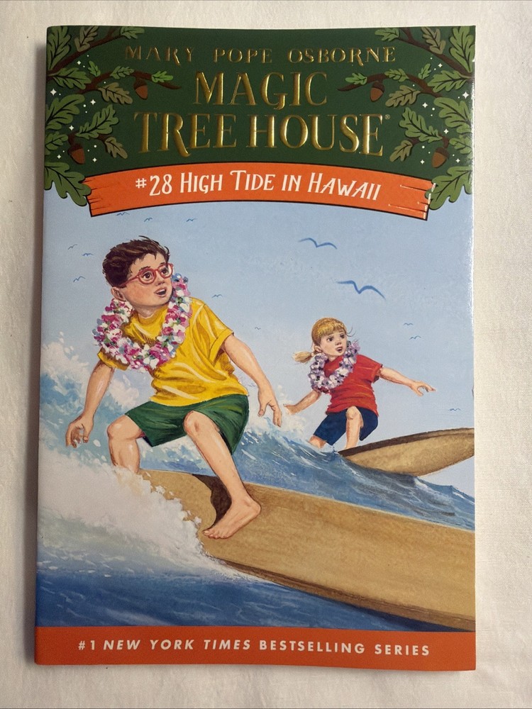 Magic Tree House #28 High Tide in Hawaii by Mary Pope Osborne (2003, Paperback)