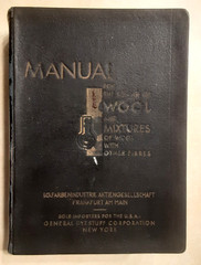 Manual for Dyeing Wool Fibres I.G. Farbenindustrie Aktiengesellschaft Vintage