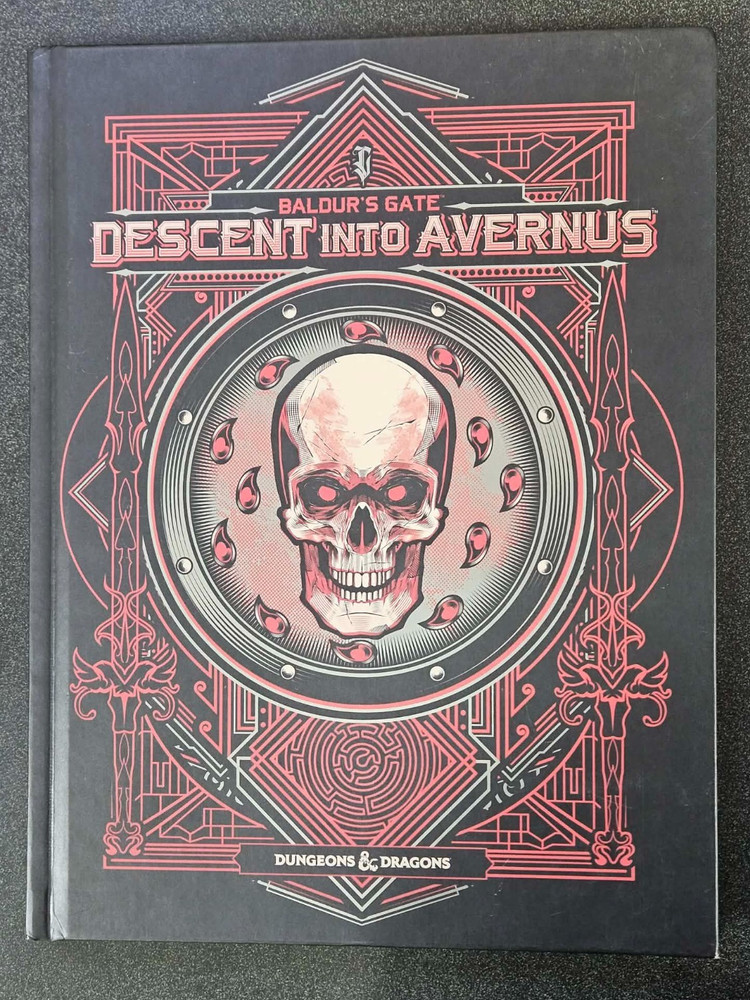 D&D 5E Baldur’s Gate: Descent Into Avernus Alternate Cover Art Alt- Minor Damage