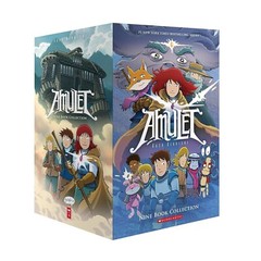 Amulet #1-9 Box Set by Kazu Kibuishi NEW Paperback_Boxset(300gm)