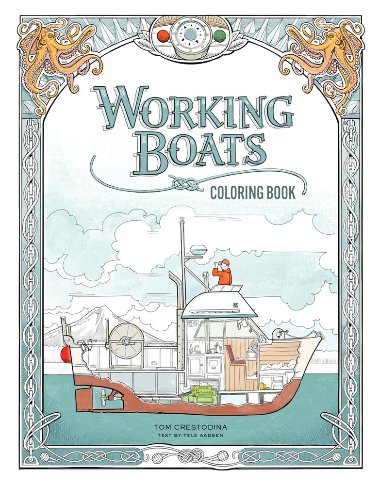 Working Boats Coloring Book (Coloring Books for Kids Ages 8-12)