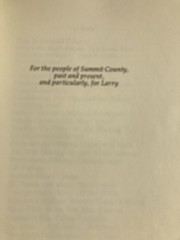 Summit, SIGNED by Mary E. Gilliland, 1987, TPB