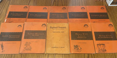 44 Book Lot Childhood of Famous Americans Vintage Orange Hardback Bobbs-Merrill