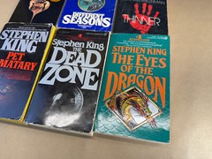 Stephen King PB Lot 6 Vtg Cujo DEAD ZONE Thinner PET SEMATARY Different Seasons