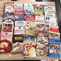 Lot of 27 Cookbook Booklets Vintage Variety – Cooking Recipes