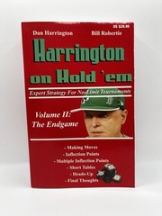 Harrington on Hold ‘em Volume 2: Expert Strategy Dan Harrington Poker Book
