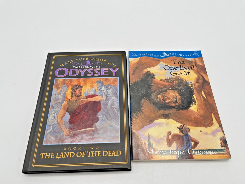 Tales from the Odyssey by Mary Pope Osborne Book 1 & 2