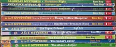 LOT OF 11 A TO Z MYSTERIES/CALENDAR MYSTERIES BOOKS BY RON ROY ~ SCHOLASTIC