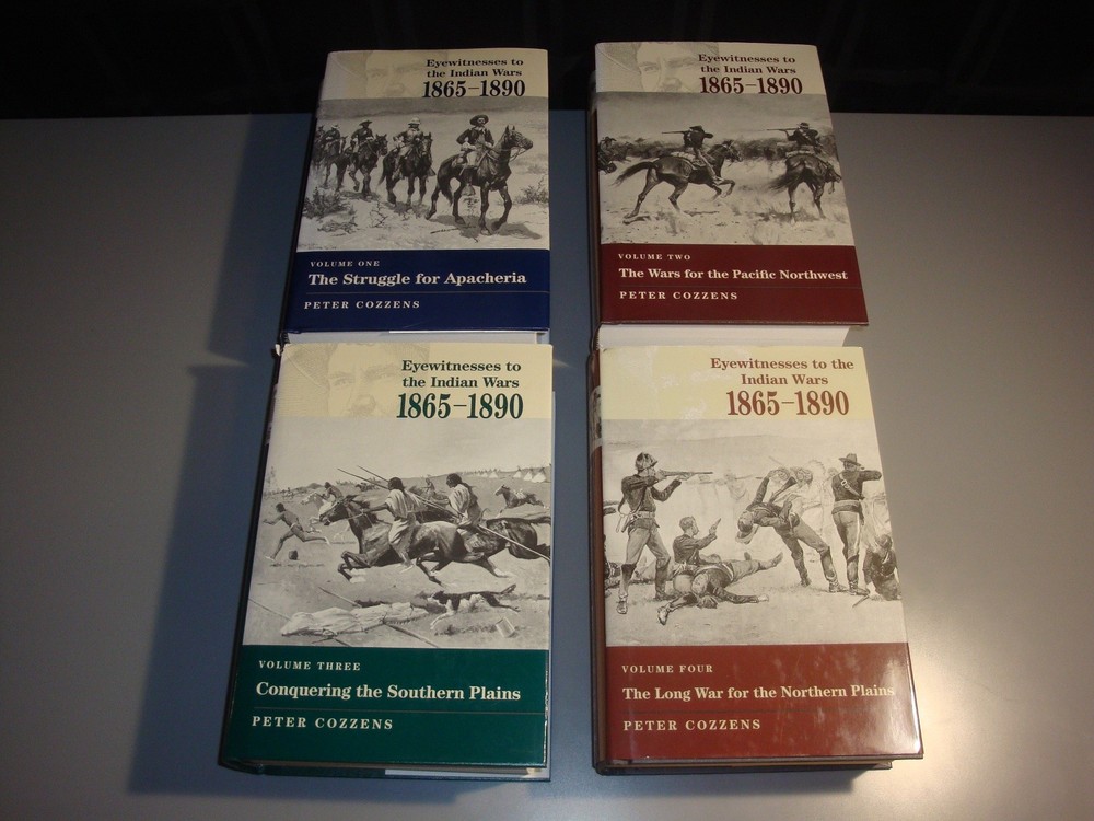 Eyewitness to the Indian Wars 1865-1890 Volumes 1-4 Hardcover Peter Cozzens Hist