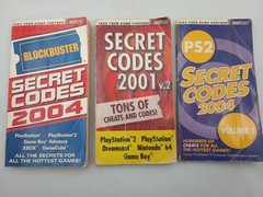 Secret Cheat Codes Video Games Book Blockbuster Lot Of 3 Brady Games 2001 2004