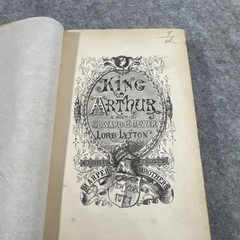 King Arthur. A Poem Revised Edition by Edward Bulwer, Lord Lytton READ!!
