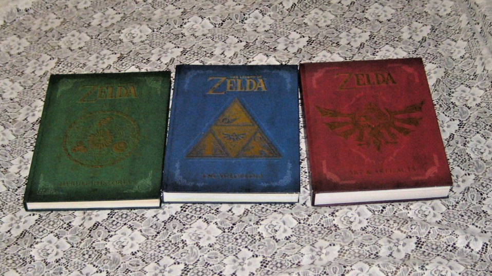 The Legend of Zelda HC book lot Hyrule Historia, Encyclopedia, Arts & Artifacts