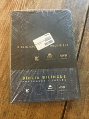 NIV BIBLE BIBLIA BILINGUAL ENGLISH/PORTUGUESE NIV Nova BLK Leather SEALED