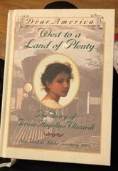 1st EDITION Dear America: West to a Land of Plenty ~ Hardcover ~ Ex-Library