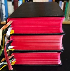 THE DIVINE OFFICE BREVIARY (Latin/English) 3 Volume Set (Leather) Slipcases 1963