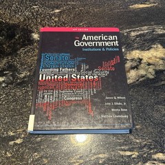 American Government: Institutions and Policies 15th Ed AP Edition – GOOD