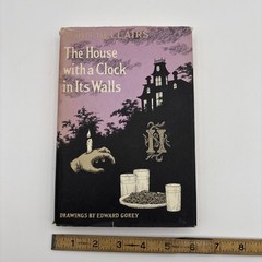 The House with a Clock in Its Walls Full Size HC DJ Bellairs Gorey 1st Ed 4th Pr